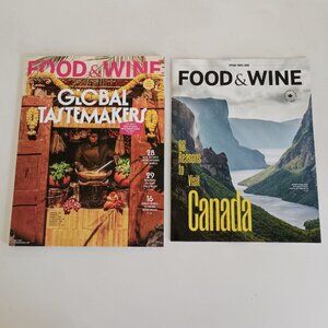 Food and Wine magazine May 2025 The Travel Issue and Canada travel supplement